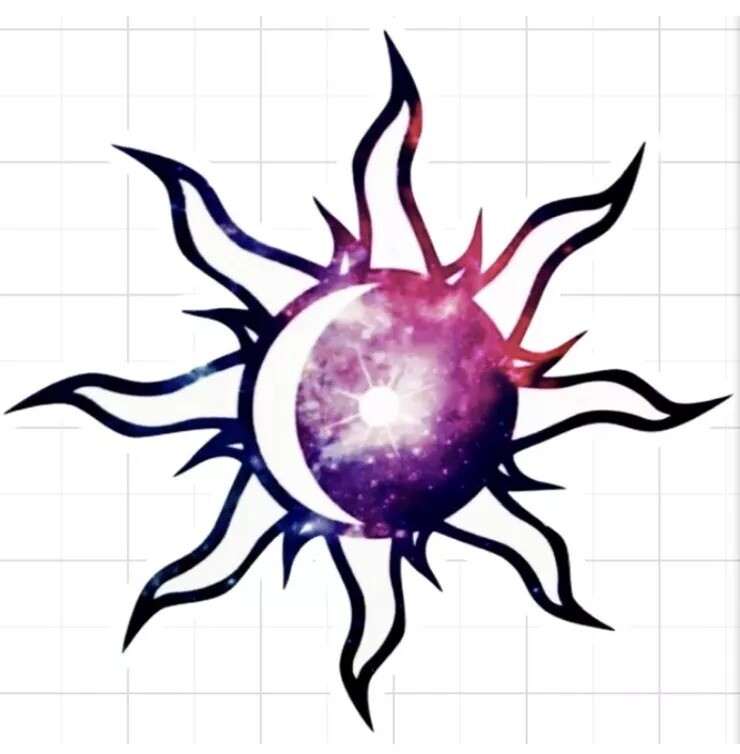 Galaxy Star Sticker Decal