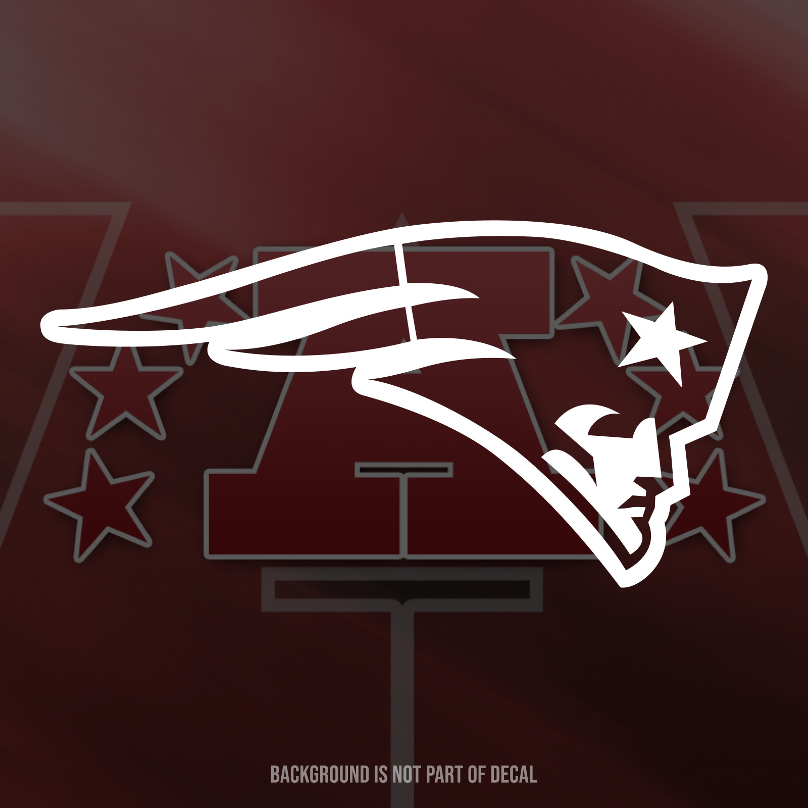 New England Patriots Vinyl Decal Sticker