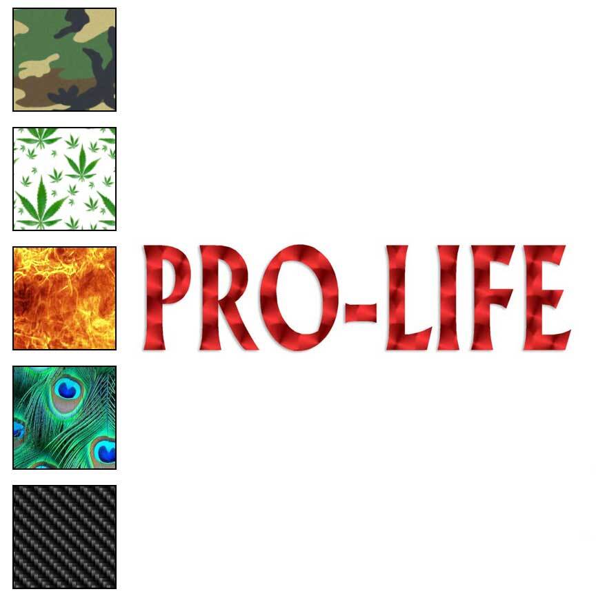 Pro Life, Vinyl Decal Sticker, 40 Patterns & 3 Sizes, #2734