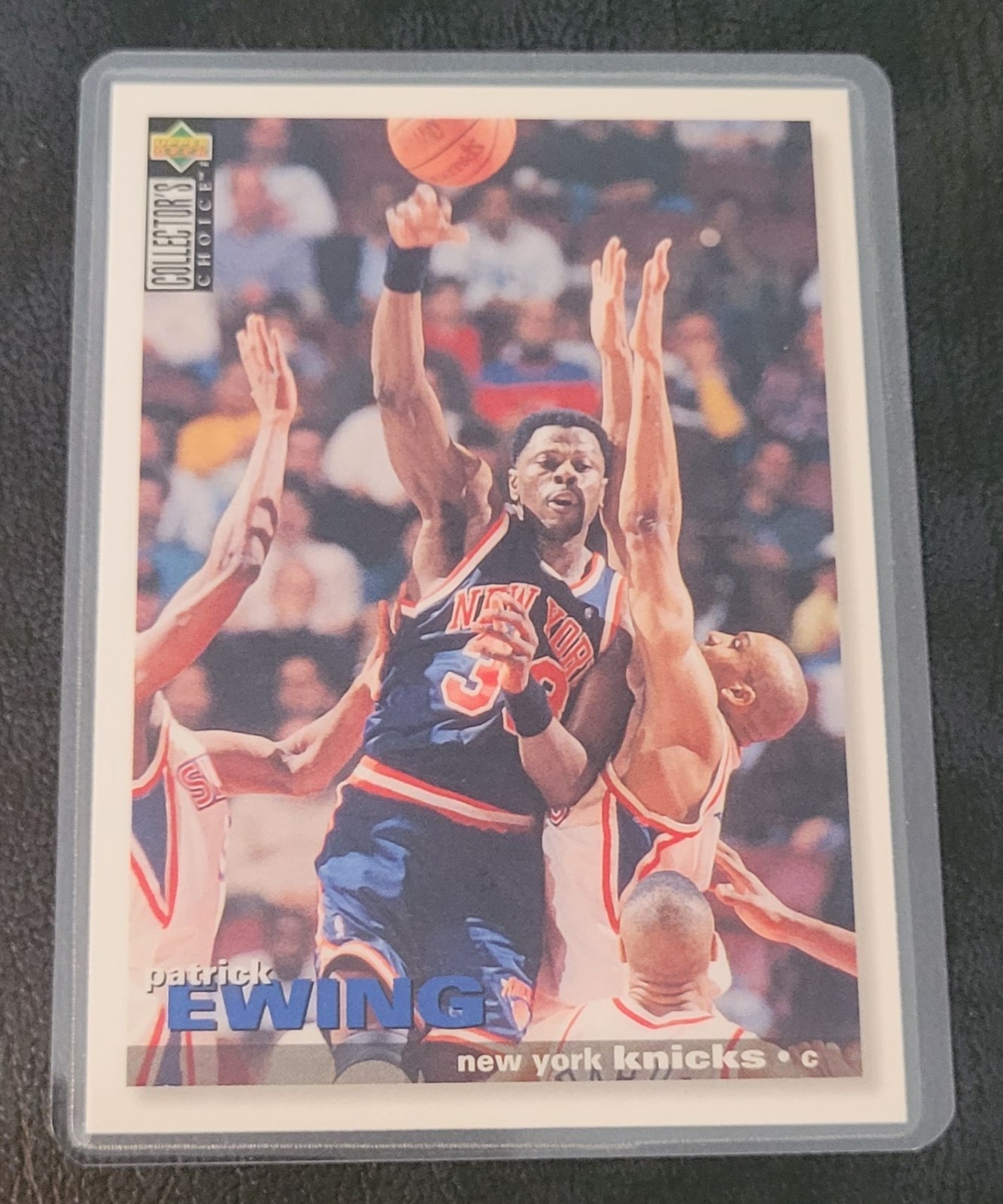 Patrick Ewing Knicks Basketball Card HOF Fridge/Locker/Cabinet Laminated Magnet