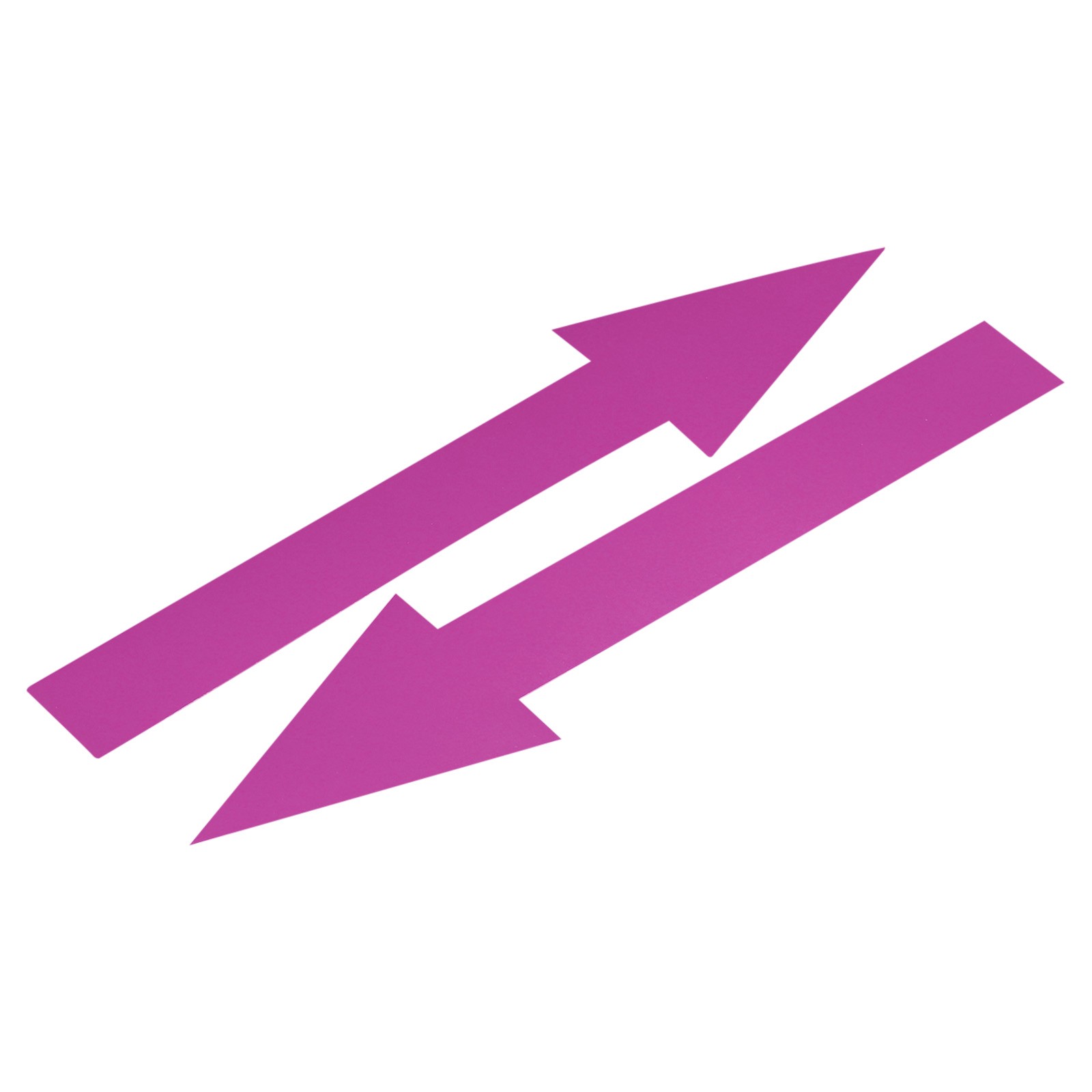 30Pcs Arrow Sticker,20×2.5cm PVC Removable Self Adhesive Waterproof Signs,Pink