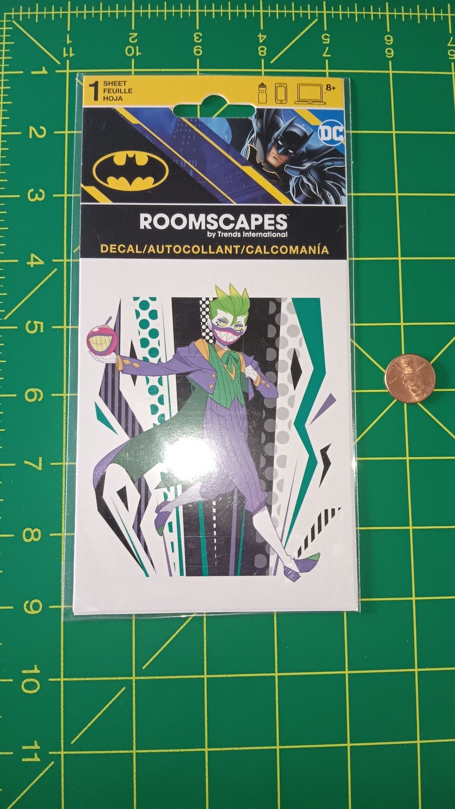 Roomscapes Decal Batman Joker Wall Sticker DC Licensed 1 Sheet Trends Intl