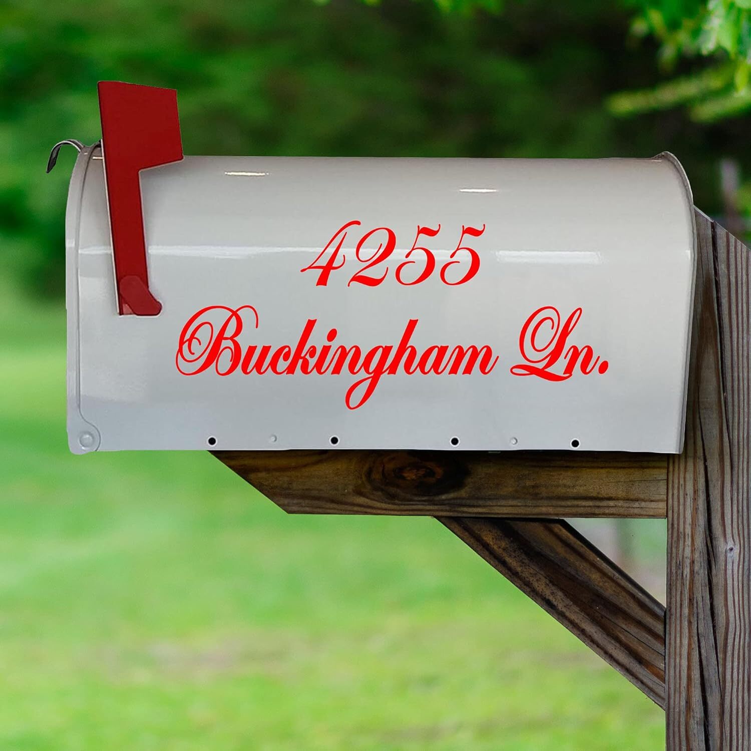 Mailbox Decals With Personalized Street Address Set of Two – CMB5