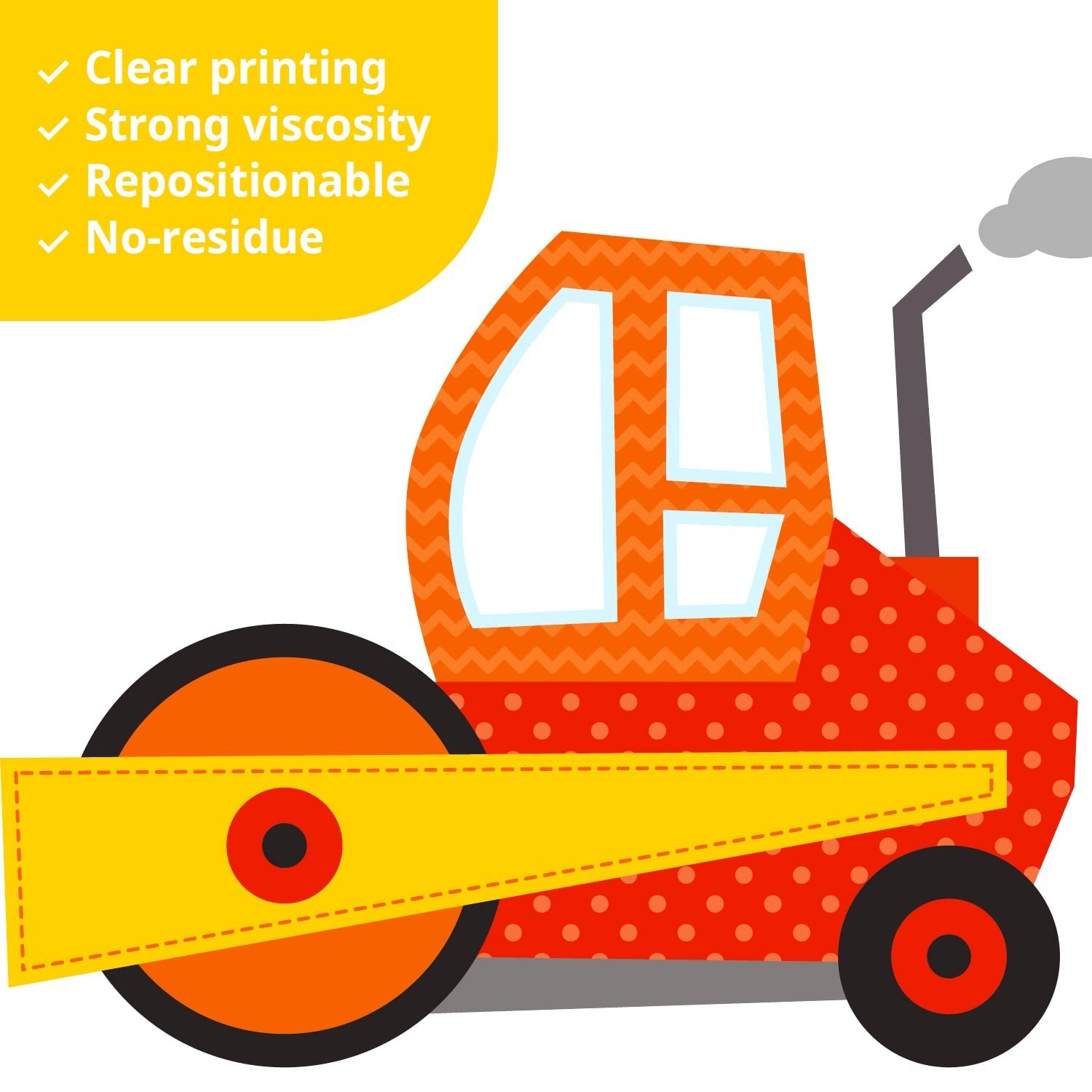 DECOWALL DS-8012 Construction Vehicles Cars Transport Kids Wall Stickers Wall…