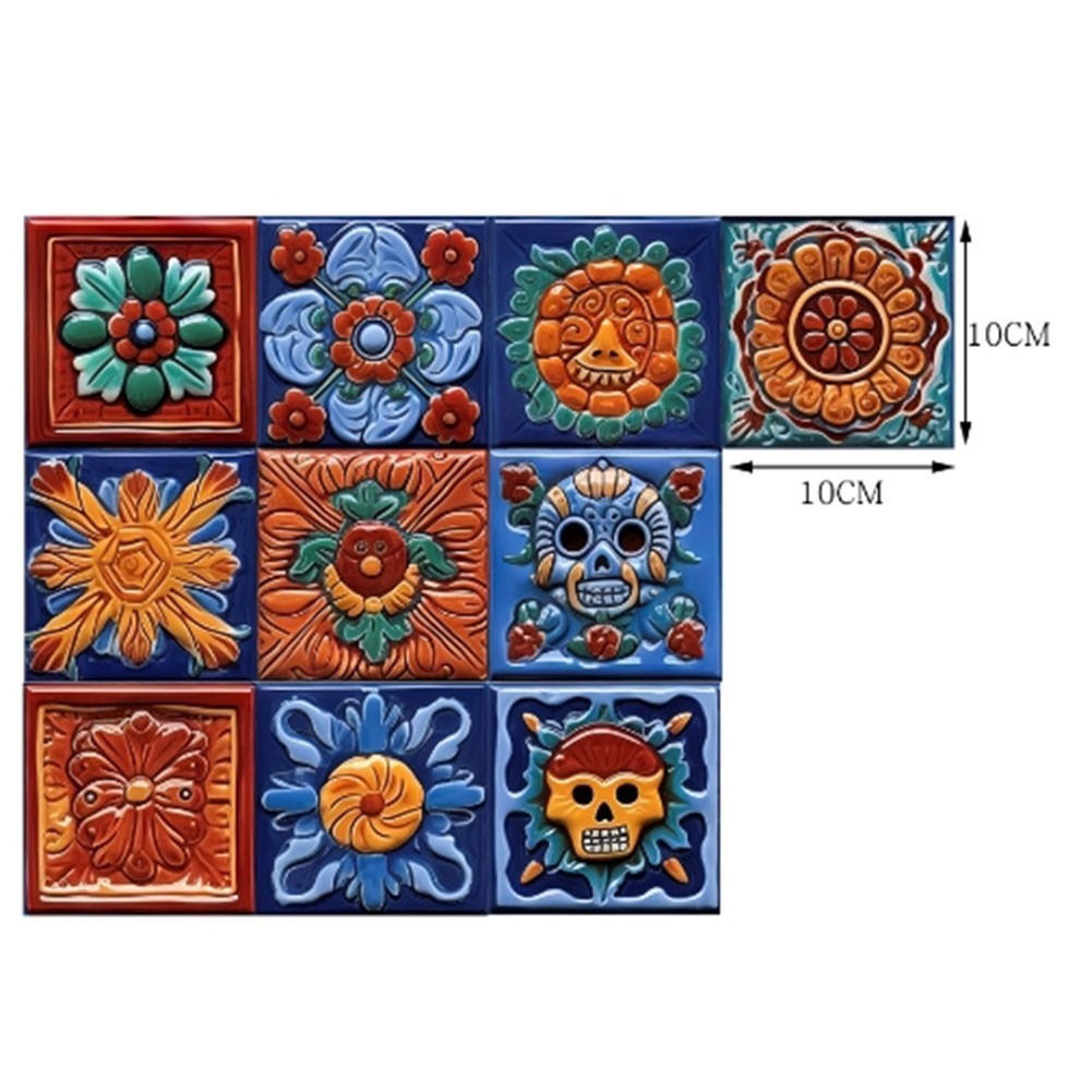 Mexican Tiles Furniture High Quality PVC Long Lasting Use Mexican Tiles