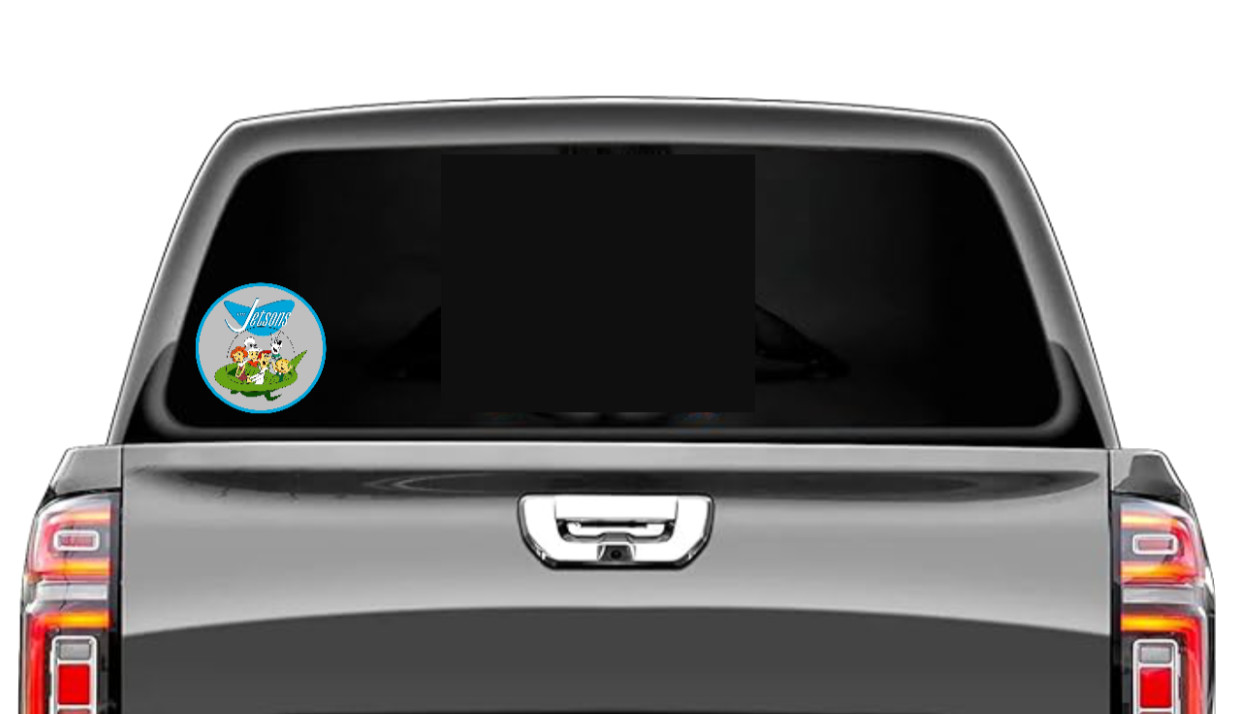 Cartoons – The Jetsons – 4" Handmade Vinyl Decal Vehicle Laptop Cooler Tumbler