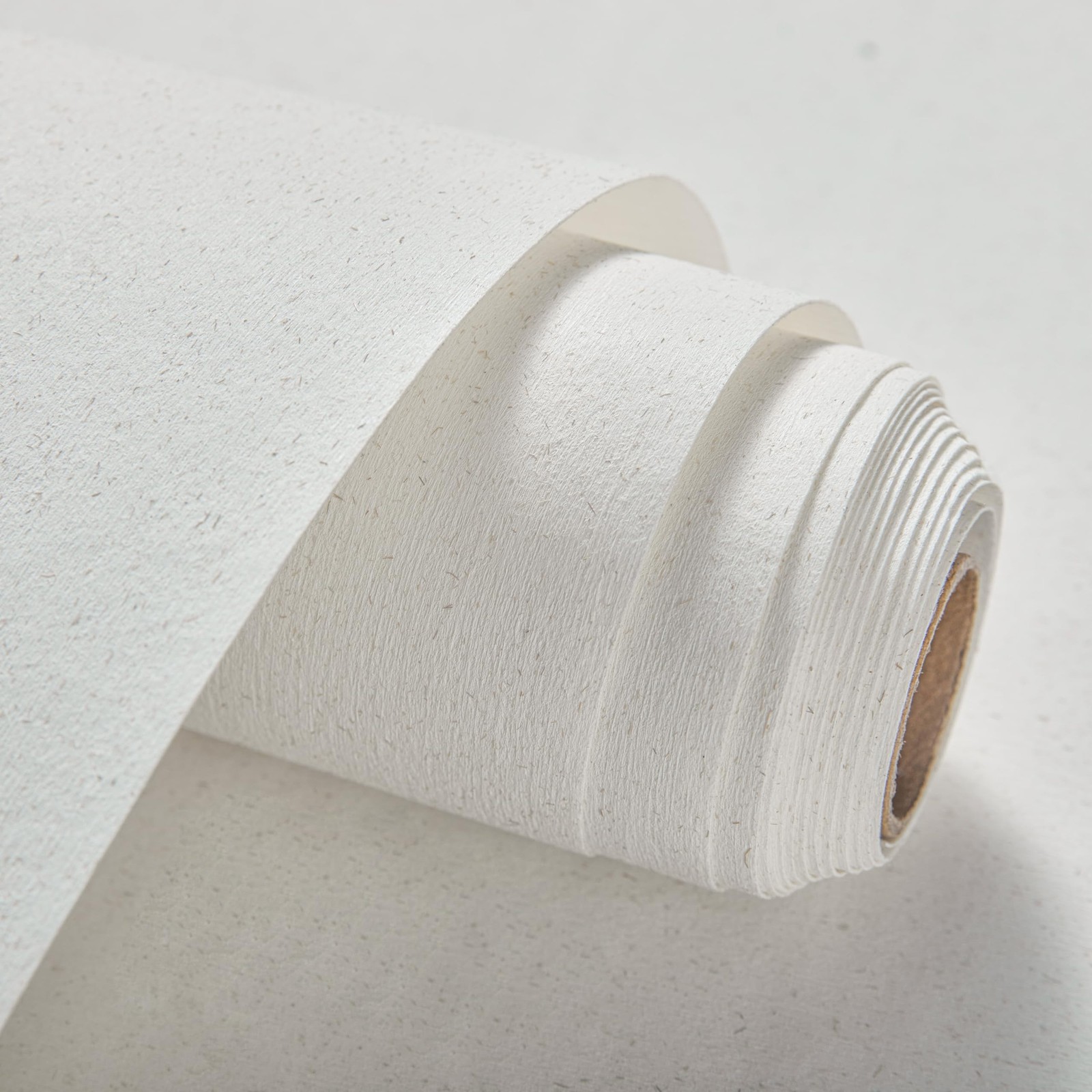 Natural White Wallpaper Grasscloth Textured Peel and Stick Wall Fabric&Wallpa…