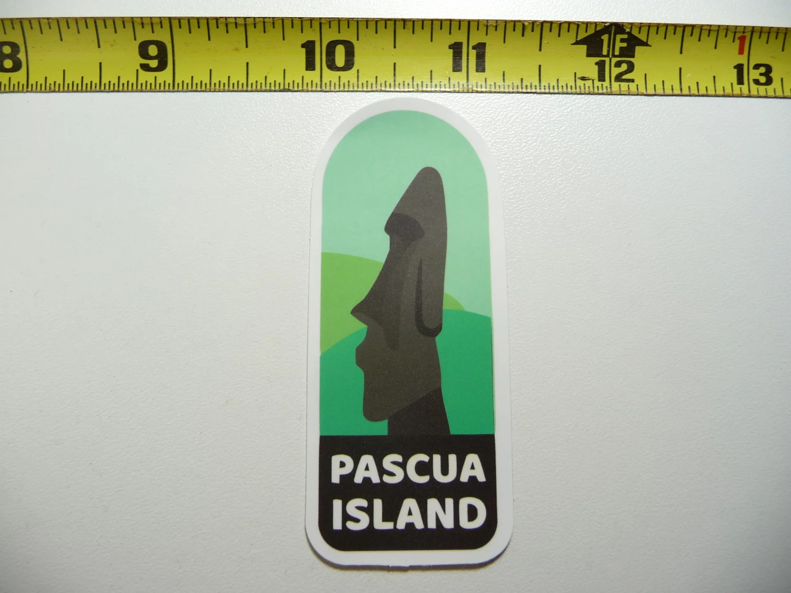 EASTER PASCUA ISLAND HEAD SMALL STICKER DECAL MINI TINY TRAVEL POSTER TOURISM