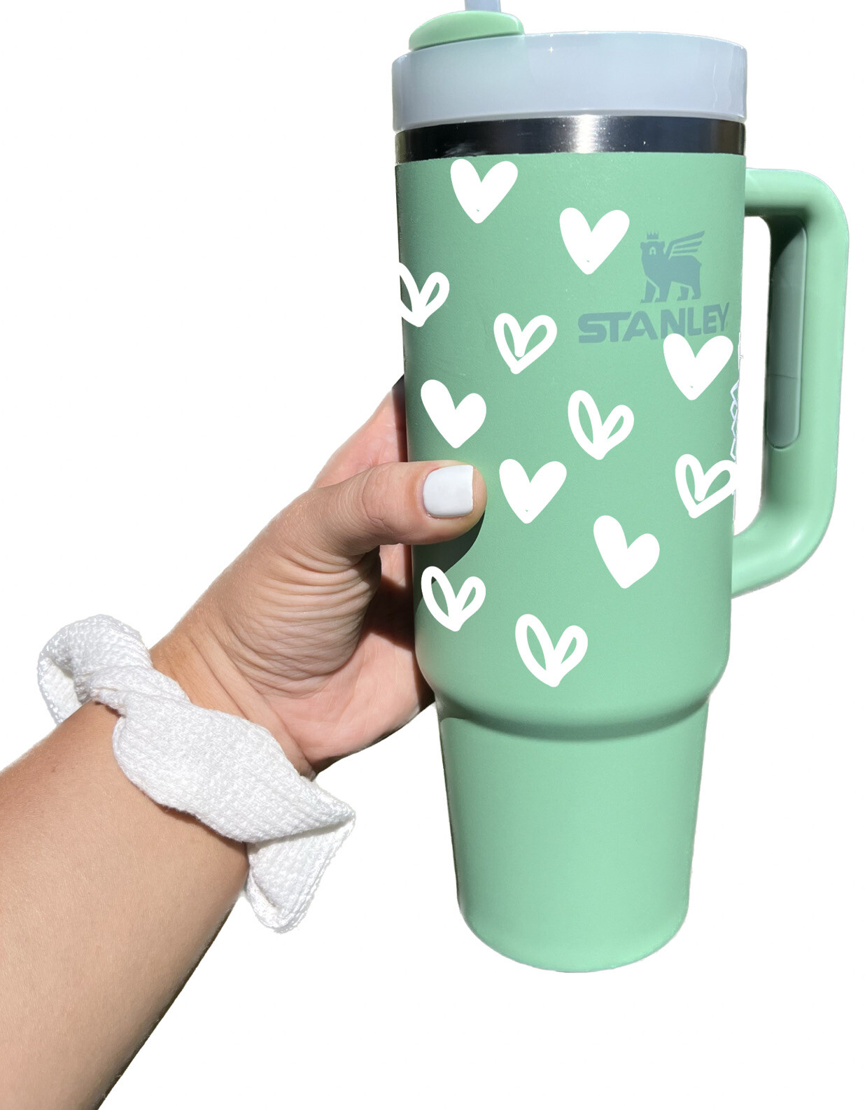 Stanley Tumbler Accessories 40oz 30oz Mini Heart Vinyl Sticker Sheet Decal X20