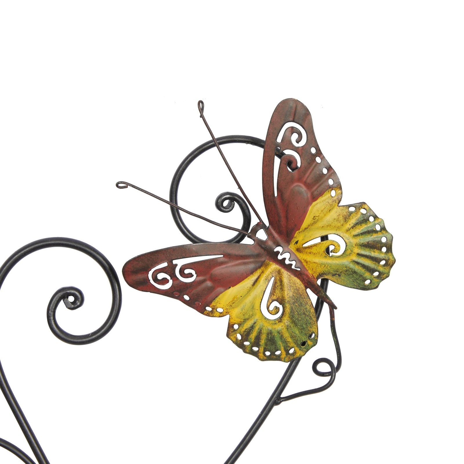 Deco 79 Metal Butterfly Home Wall Decor Indoor Outdoor Wall Sculpture with Sc…