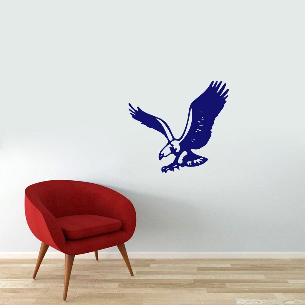 Flying Eagle Wall Decal – Animal, Birds, Patriotic, America, Freedom, Wall Decor