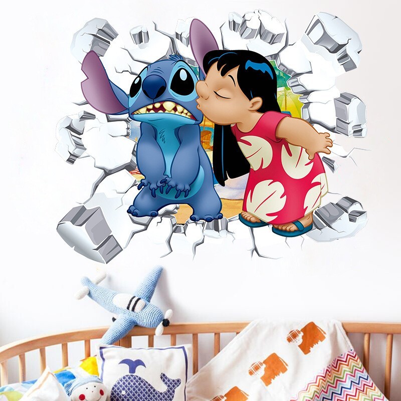 STITCH Kids Nursery Wall Stickers Bedroom Decal Art Vinyl Decals 20 Styles