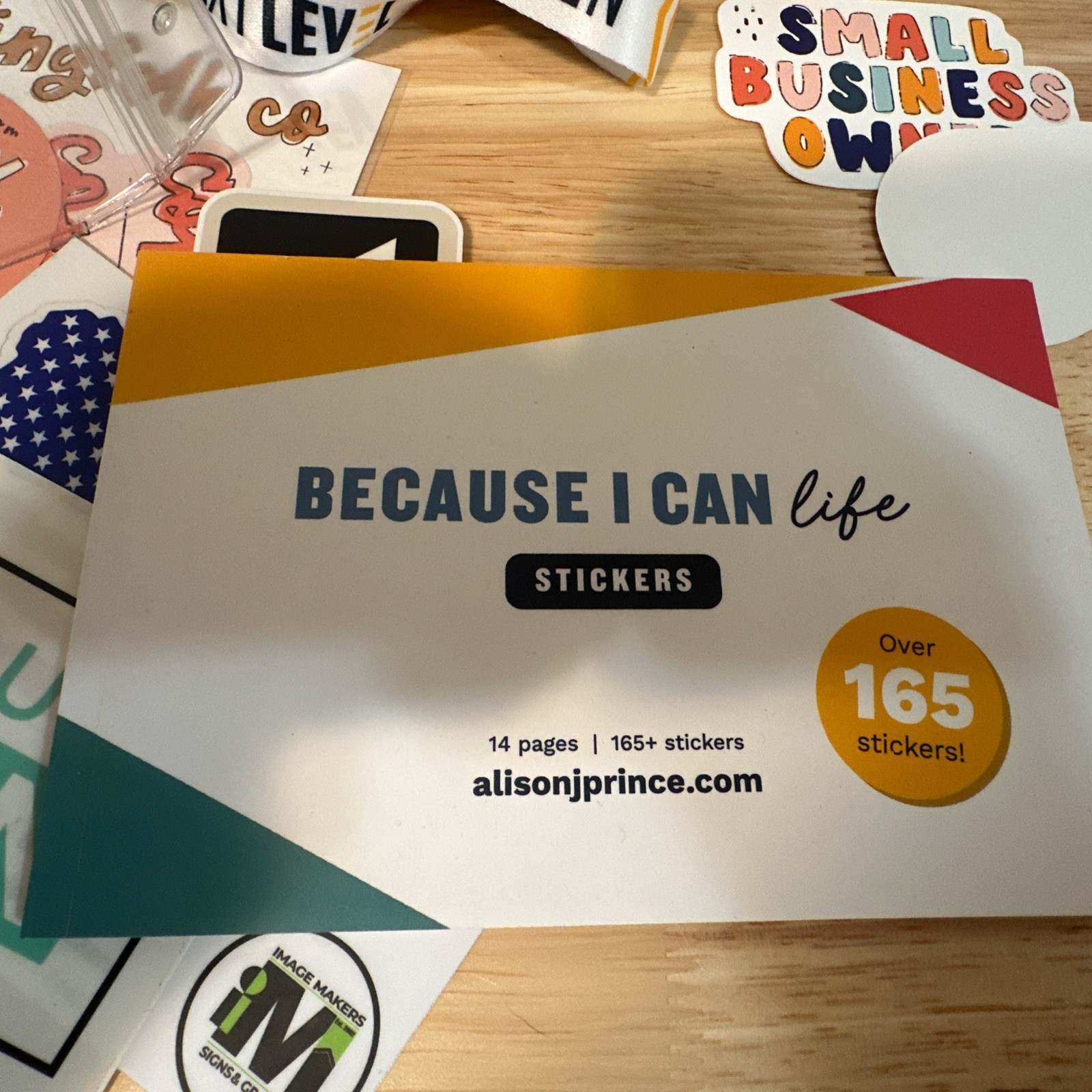 Stickers, Tracker, Pins, Next Level, Alison J Prince Because I Can Life$200Value