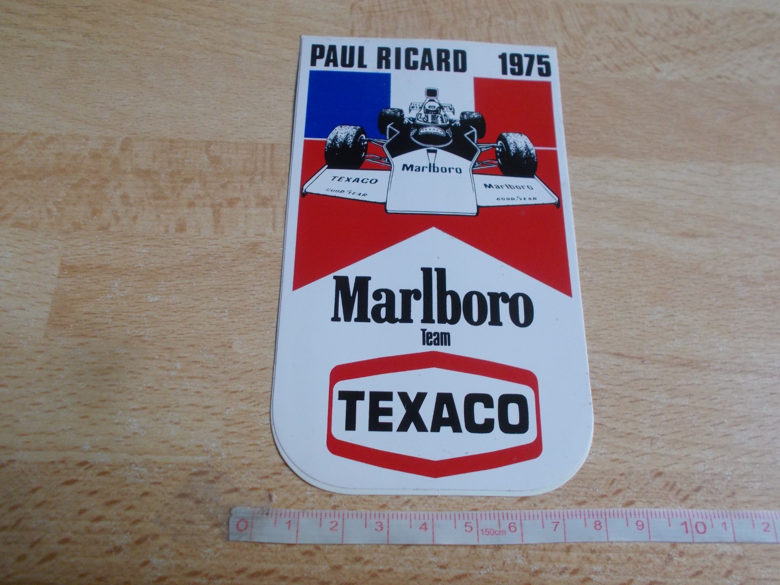 Sticker Paul Ricard 1975 – Marlboro Team Texaco