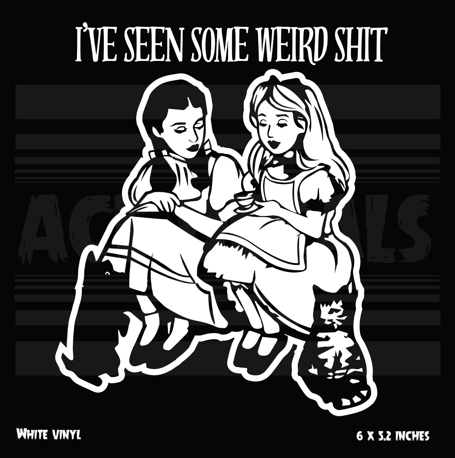 Alice In Wonderland – Wizard of OZ – Laptop Car Window Vinyl decal sticker
