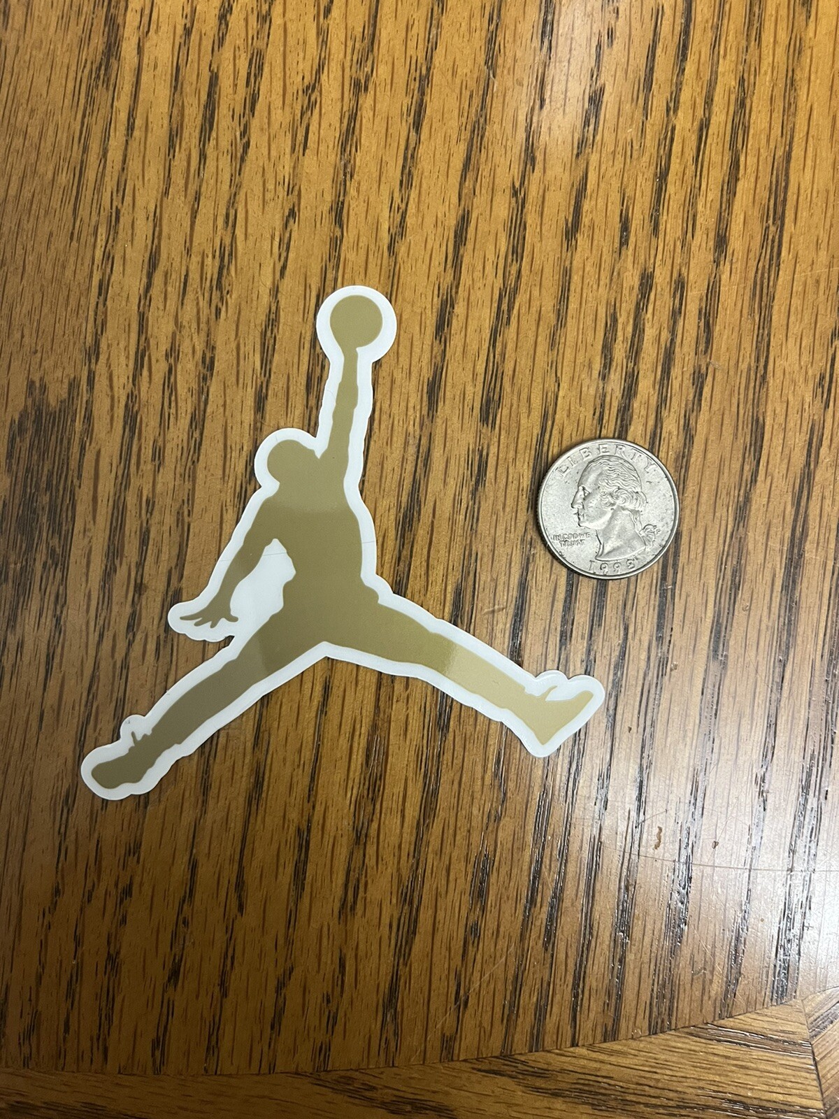 Air Jordan Sticker Gold JUMPMAN Sticker