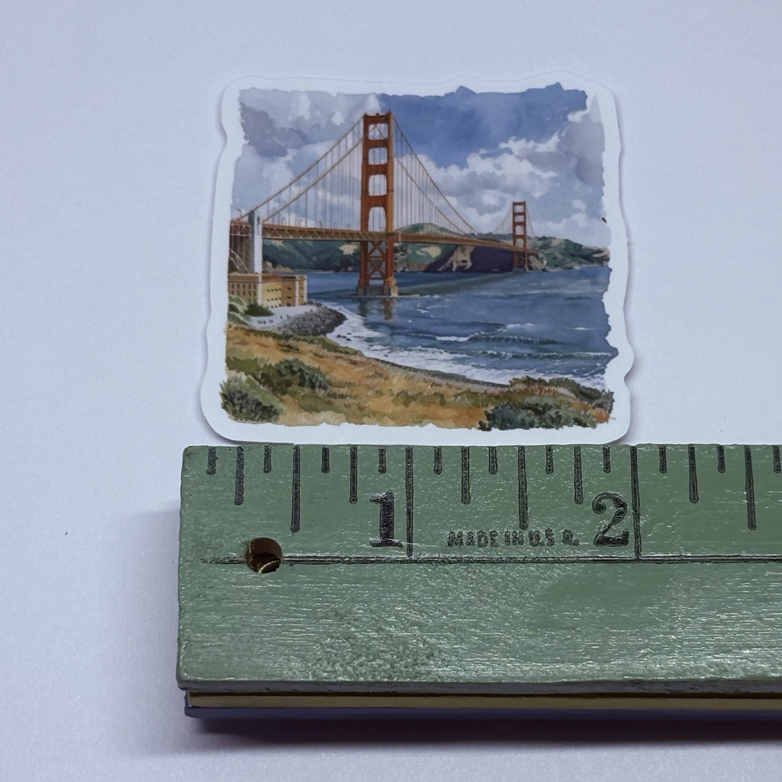 Golden Gate Bridge Sticker Cali. Travel City Art Decal Vinyl Paint Style Tc9