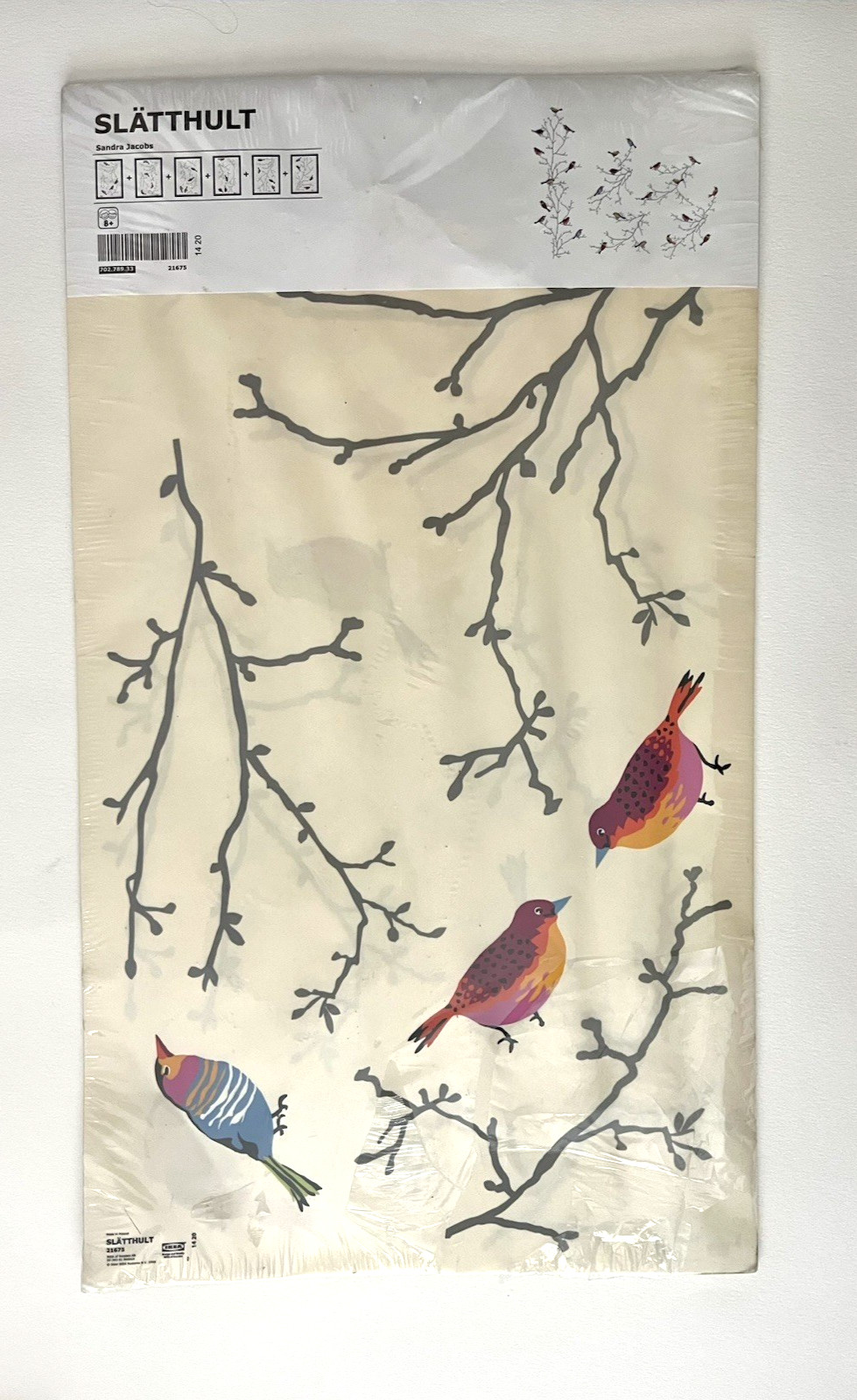 2014 IKEA Slatthult – Sandra Jacobs Birds Wall Art Decals Stickers