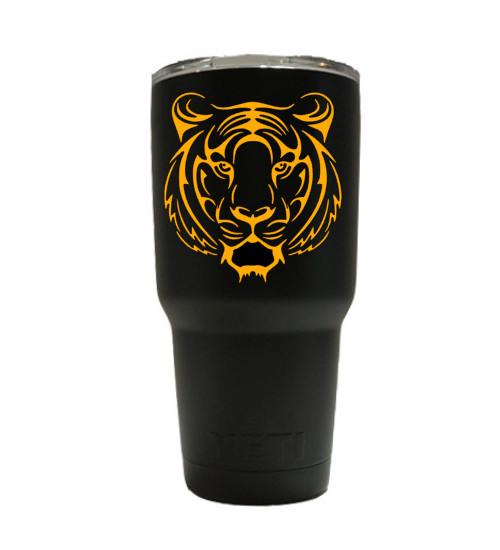 Tiger Decal for Yeti, Tiger sticker for Water Bottle, Tumbler, Thermos