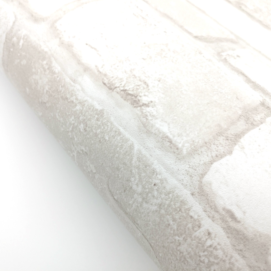 Vintage Faux Brick Peel & Stick Wallpaper Brick Pattern Roll