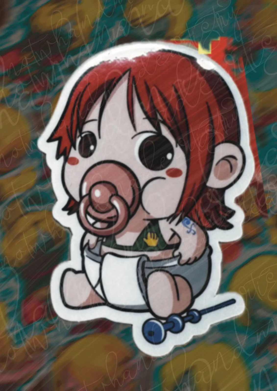 One Piece Pirates Nami Navigator Weatherproof Stickers