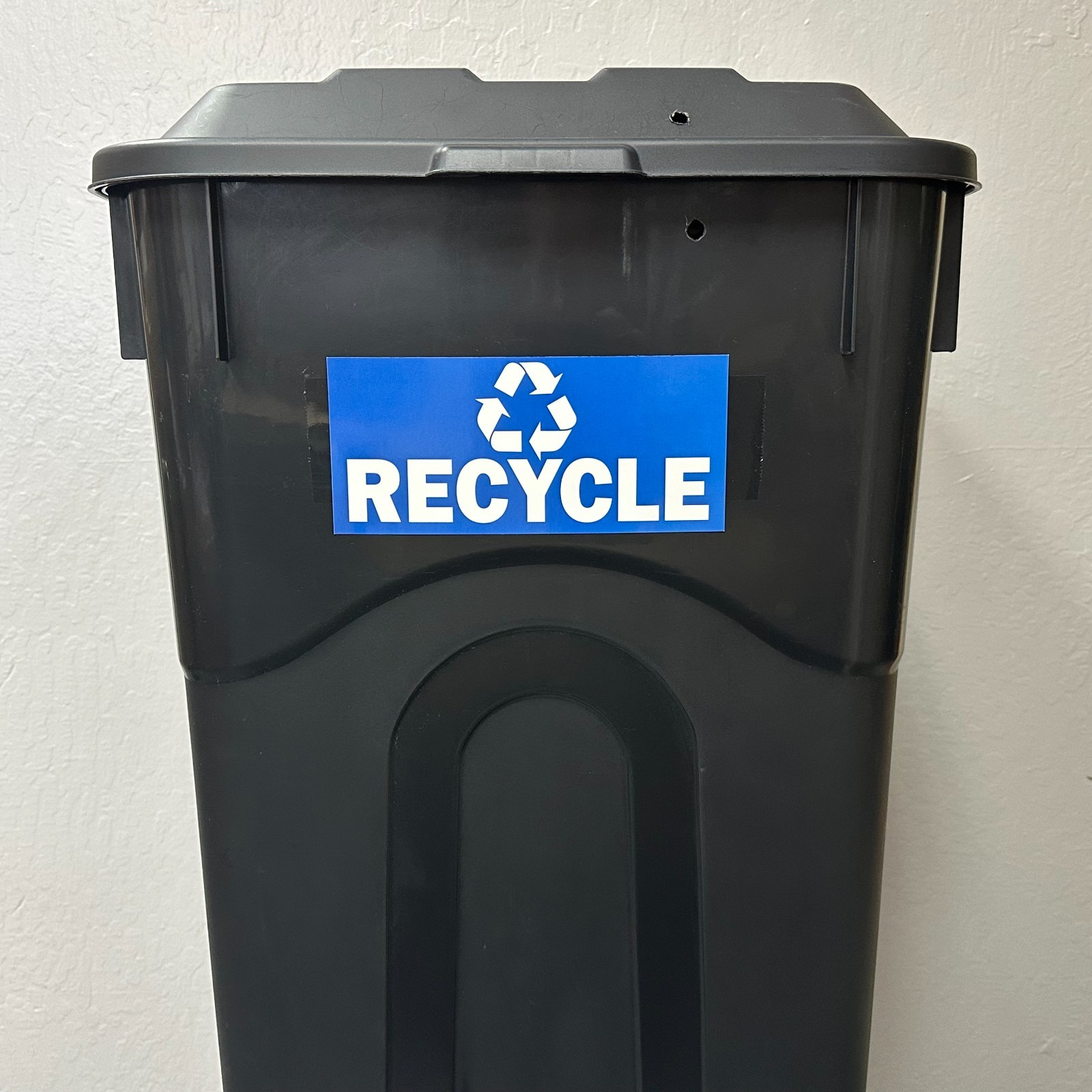 9 PACK! Trash Can Stickers, Set of 4" x 9" Recycle Compost Waste Bins Recycling