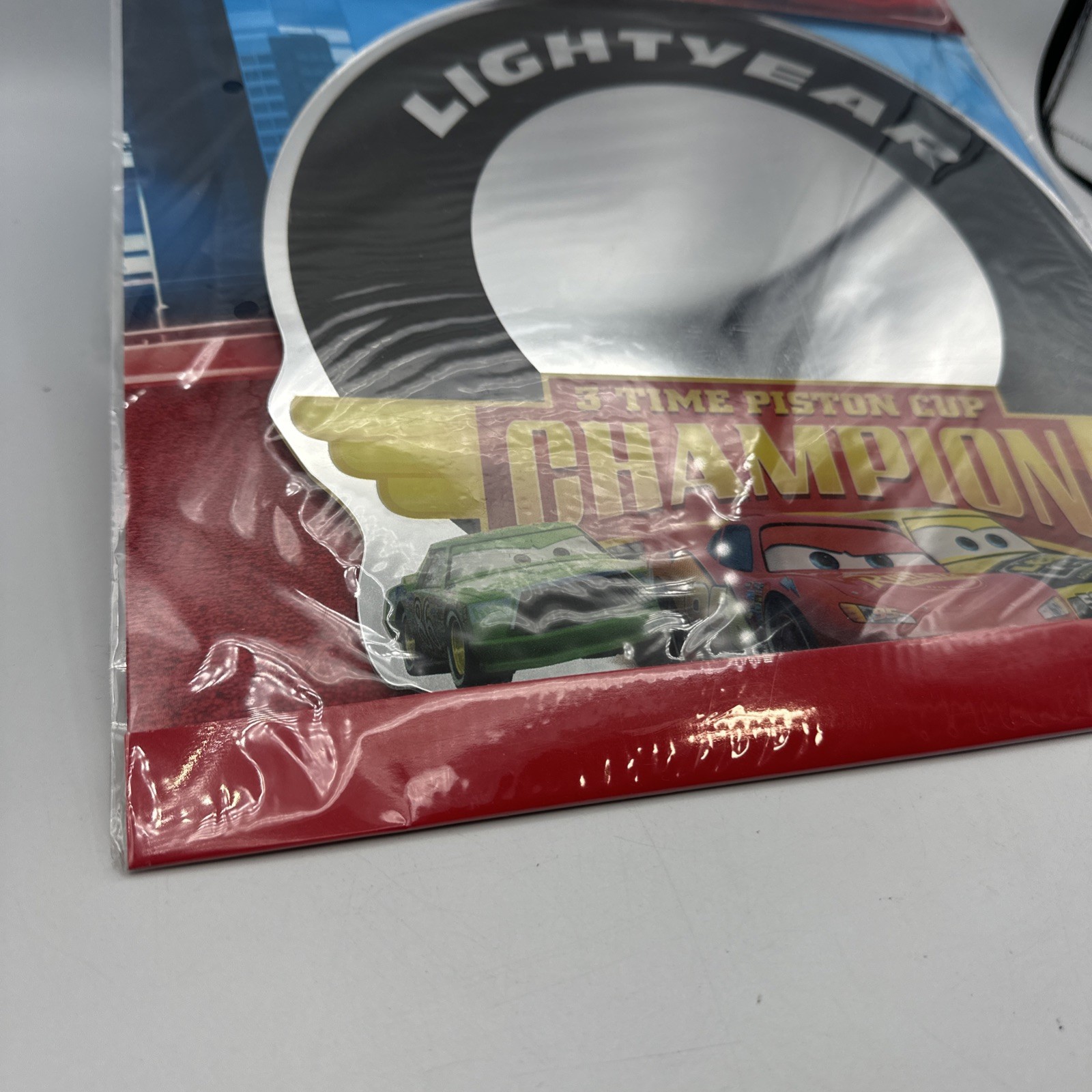 Disney Pixar Cars Lightning McQueen Lightyear Decorative Adhesive Mirror Sealed!