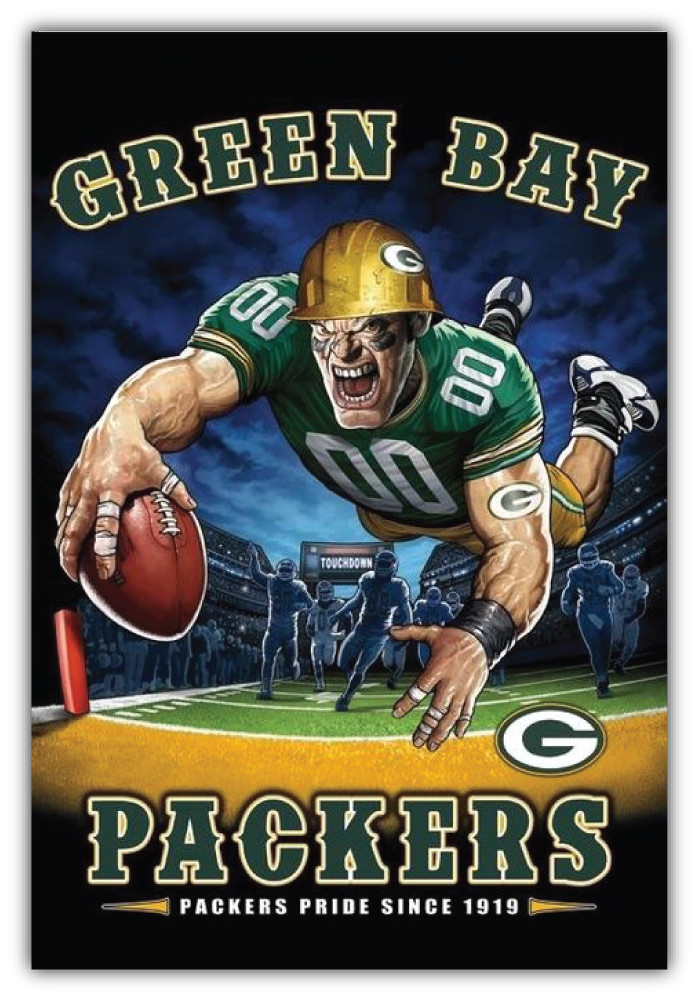 Green Bay Packers NFL Pride Car Bumper Sticker Decal – 3" or 5"