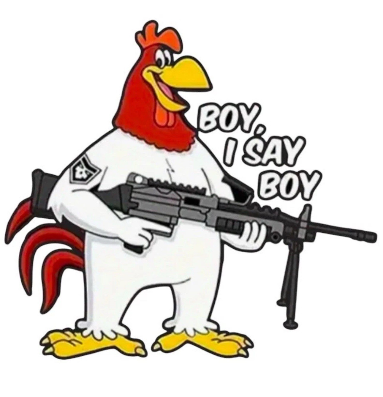 3 PACK FOGHORN LEGHORN “Boy I Say Boy” 2A NRA 3” Inch Vinyl Sticker Decal 3PCS