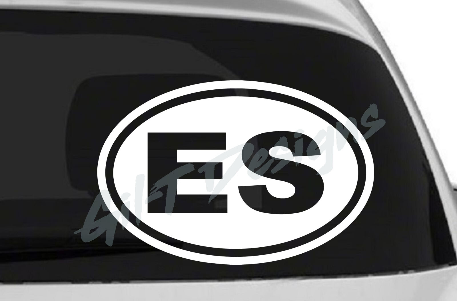 ES Oval El Salvador Vinyl Decal Sticker, Surfing, Pupusas, Salvadorans, 509