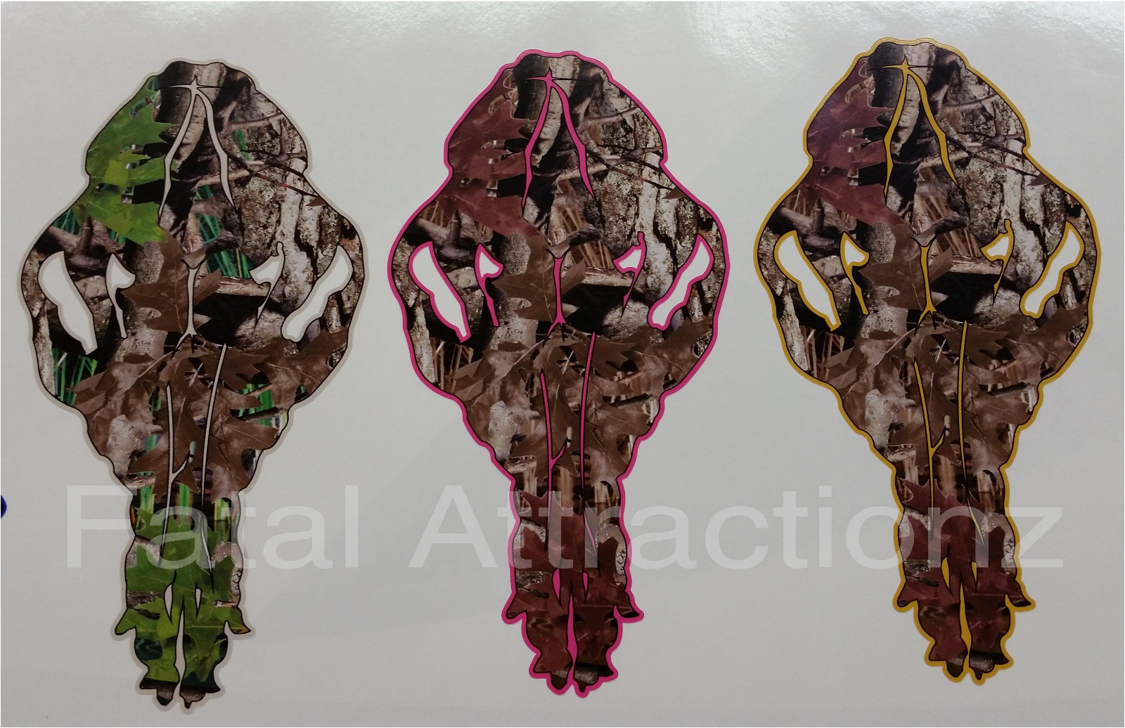 Tan Camo Coyote Skull Vinyl Decal sticker fox varmint predator dog hunting