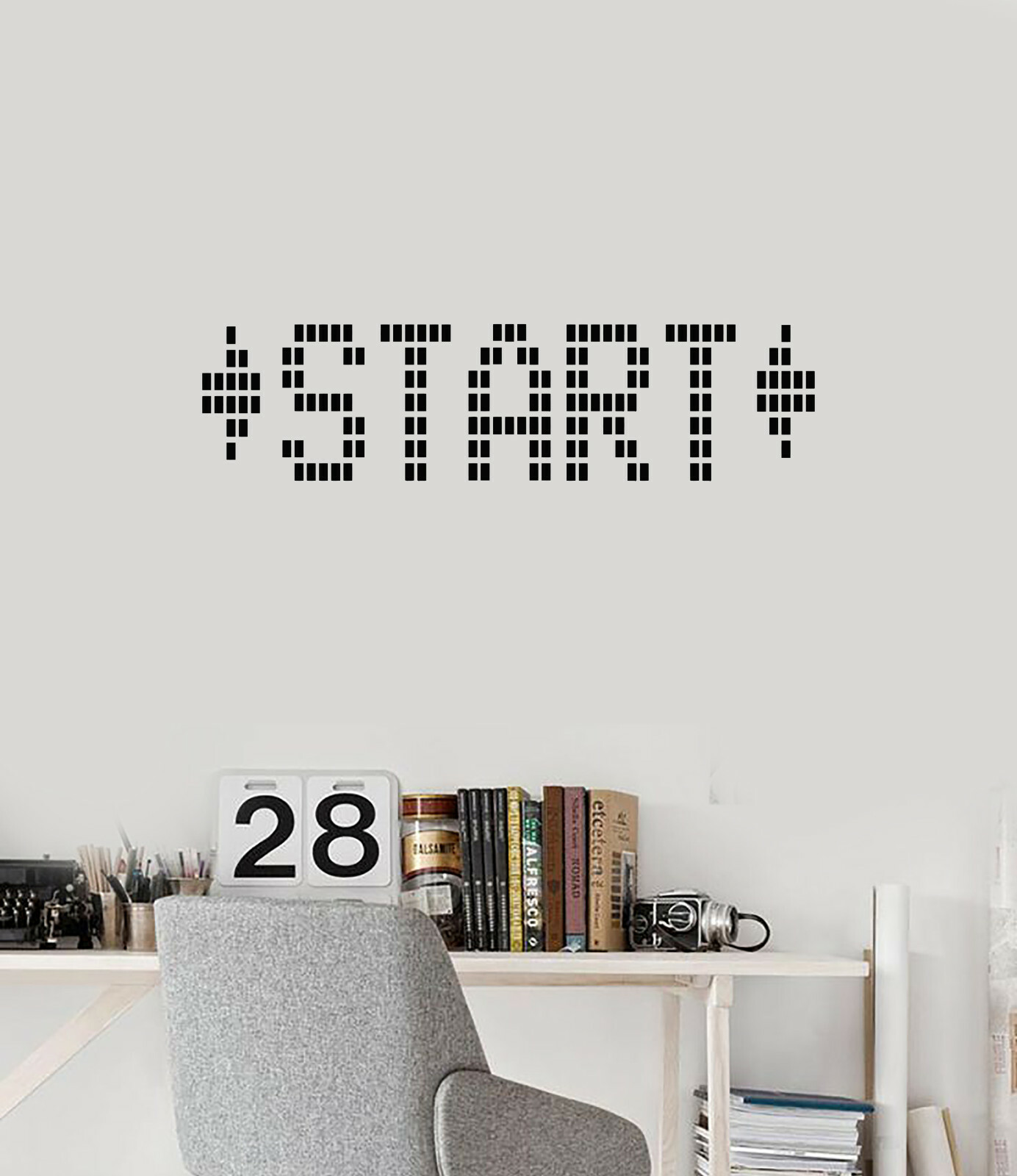 Vinyl Wall Decal Gaming Art Start Pixel Video Games Geek Room Stickers (ig5909)