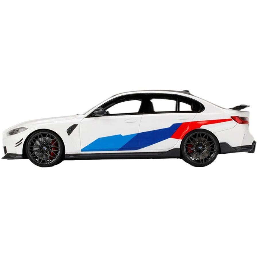 Graphics Tricolor Racing Stripes Sticker Kit for BMW M3 M4 M5 Side Door Decals