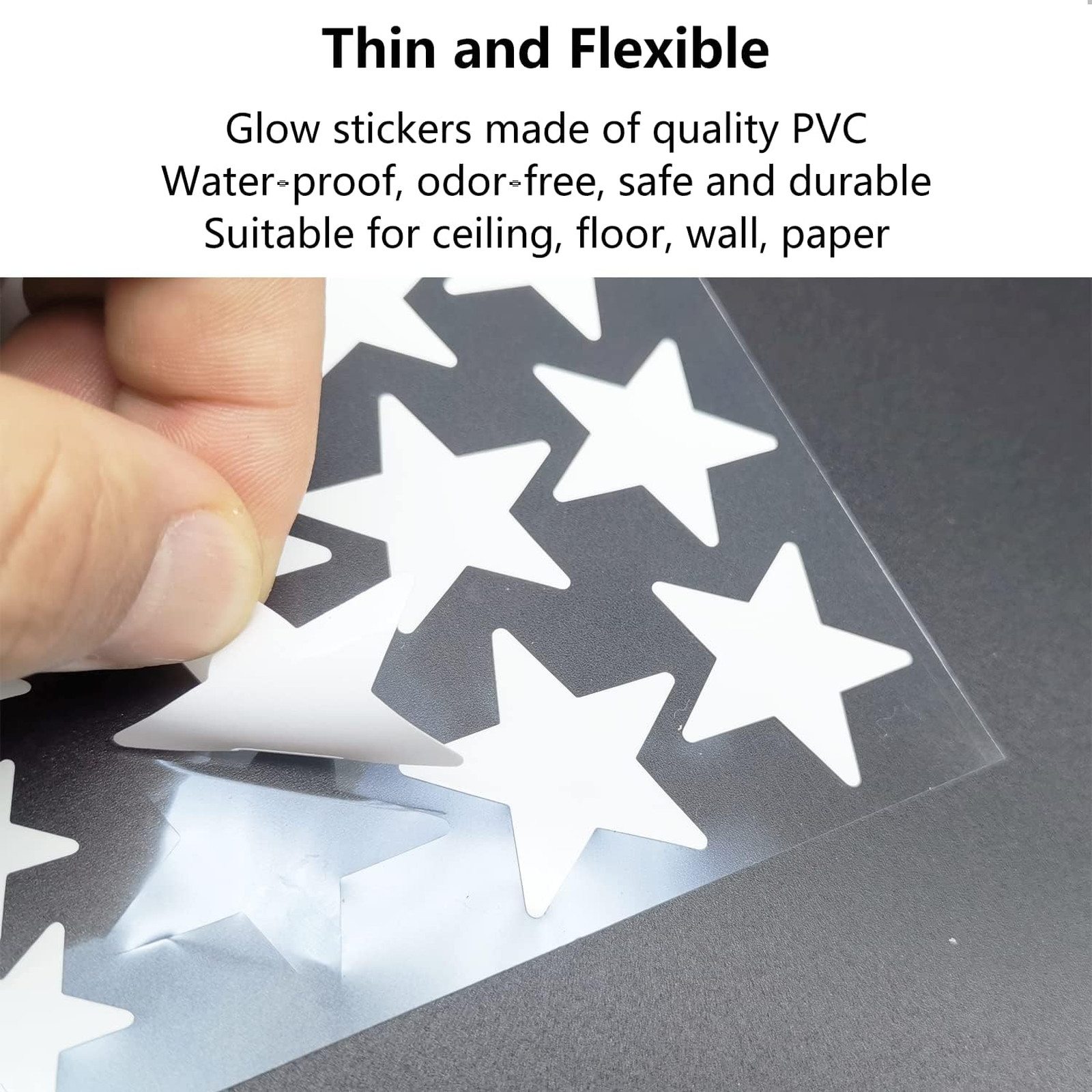 Glow in The Dark Star Stickers Ceiling, Luminous Wall Decals, Kids Room, Nursery