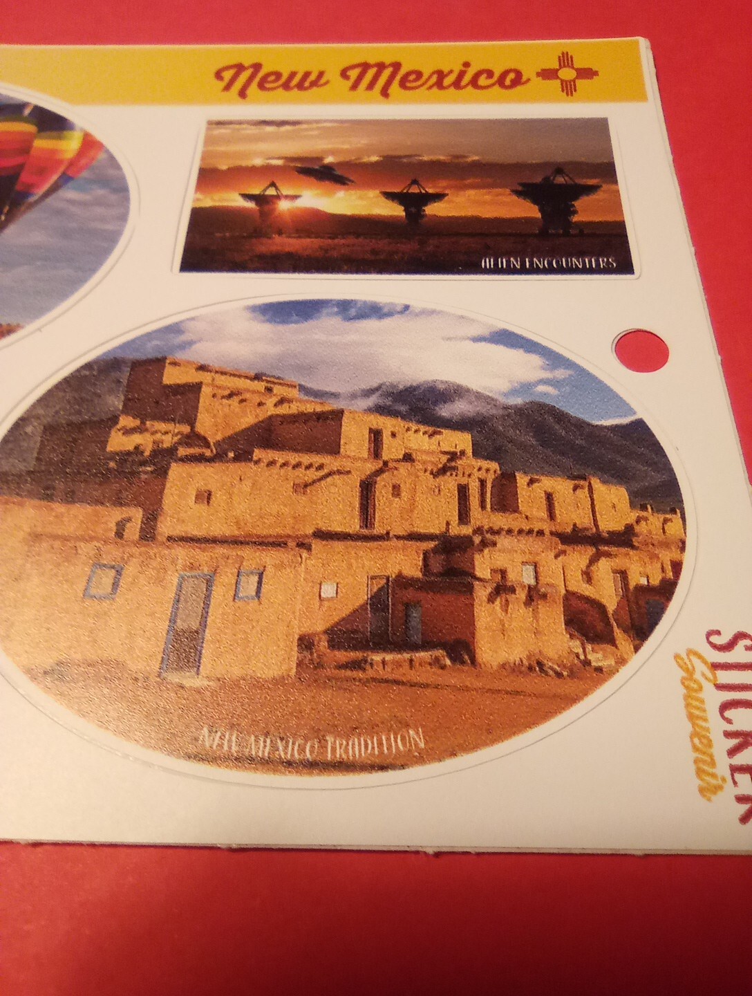 NEW MEXICO 4 LOGO STICKERS GREAT FOR ANY COLLECTION NEW!