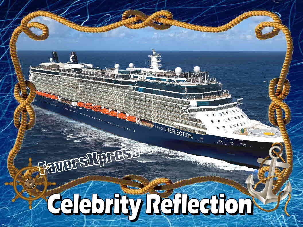 CELEBRITY REFLECTION CRUISE SHIP PHOTO MAGNET 4 X 3 INCHES