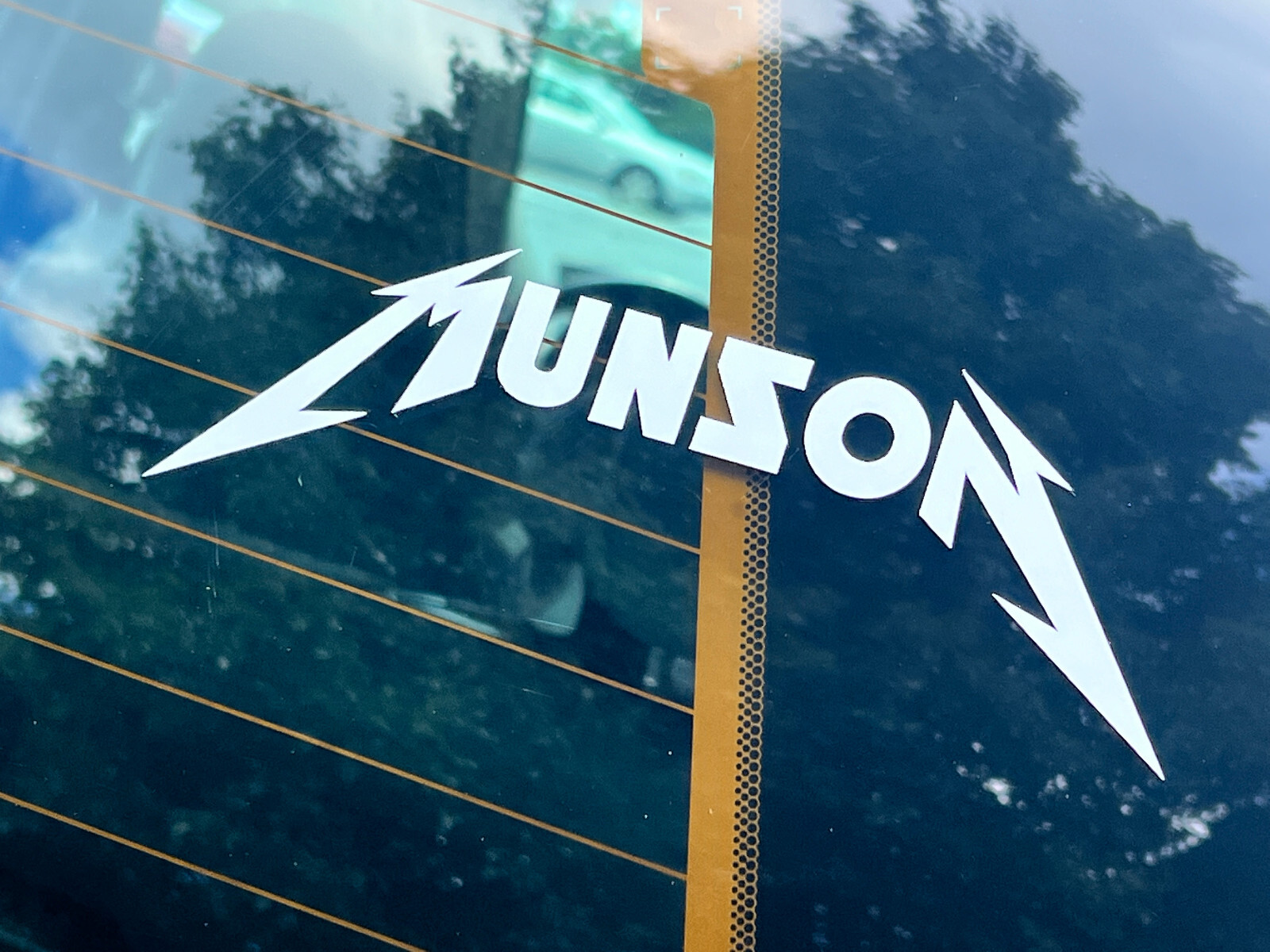EDDIE MUNSON Vinyl Decal Indoor & Outdoor Sticker. Metallica, Stranger Things