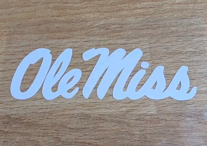 Ole Miss Rebels vinyl decal