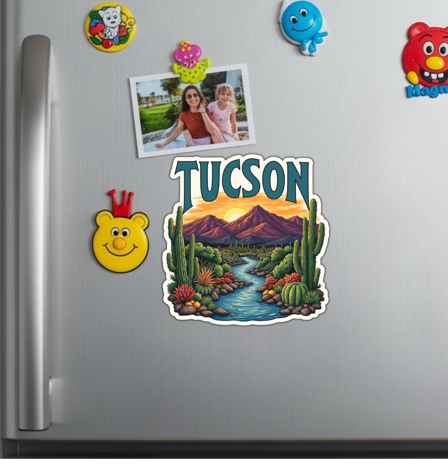 Tucson Arizona Fridge Magnet or Laptop Sticker