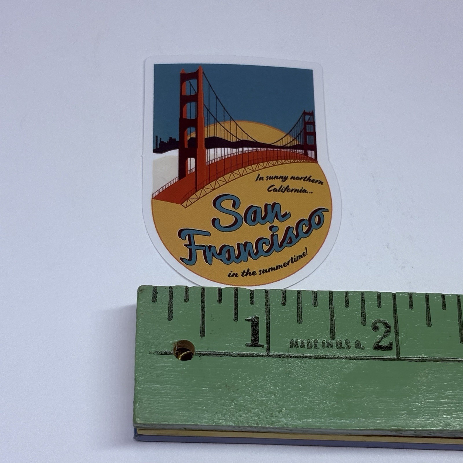 Golden Gate Bridge Sticker San Francisco City Art Decal Vinyl Country Travel Tc9