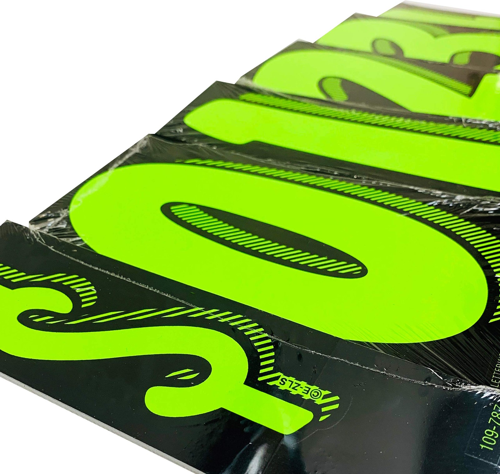 EZ Line Vinyl Decals for Cars Chartreuse Large Number Stickers Windshield Pri…