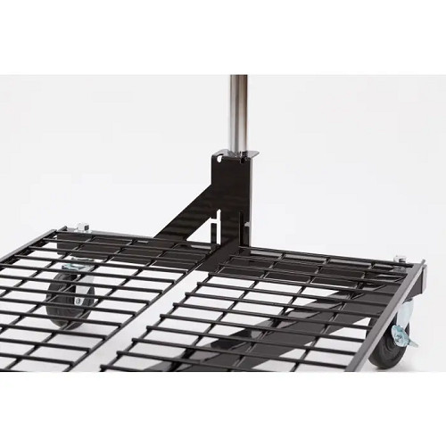 Econoco RZK8SLFB Foldable Wire Shelf For Industrial Z-racks With Bolted Base
