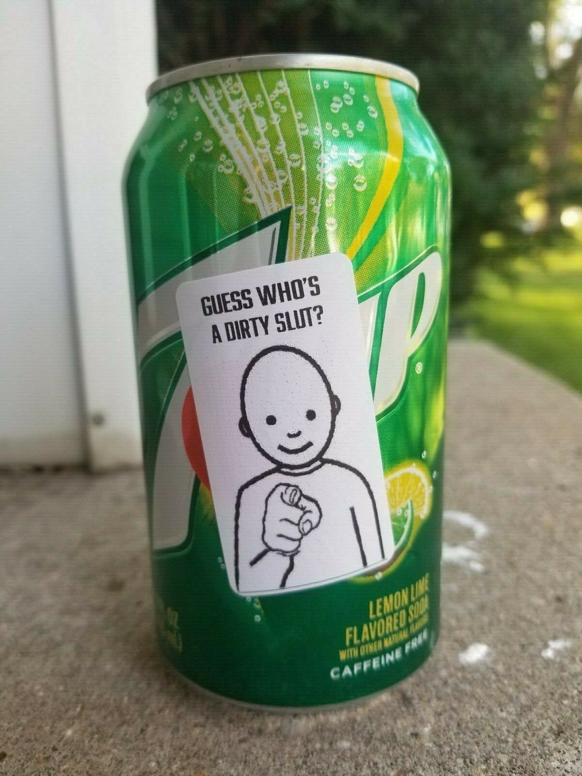 "GUESS WHO'S A DIRTY SLUT" 25-500 Pack Stickers Gag prank sticker decal meme