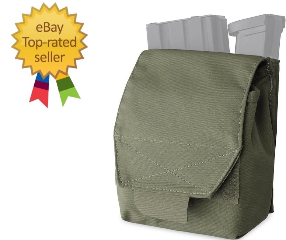 Tactical Molle GP Pouch with 2 Mag Inserts – Utility EDC & Small Tool Bag