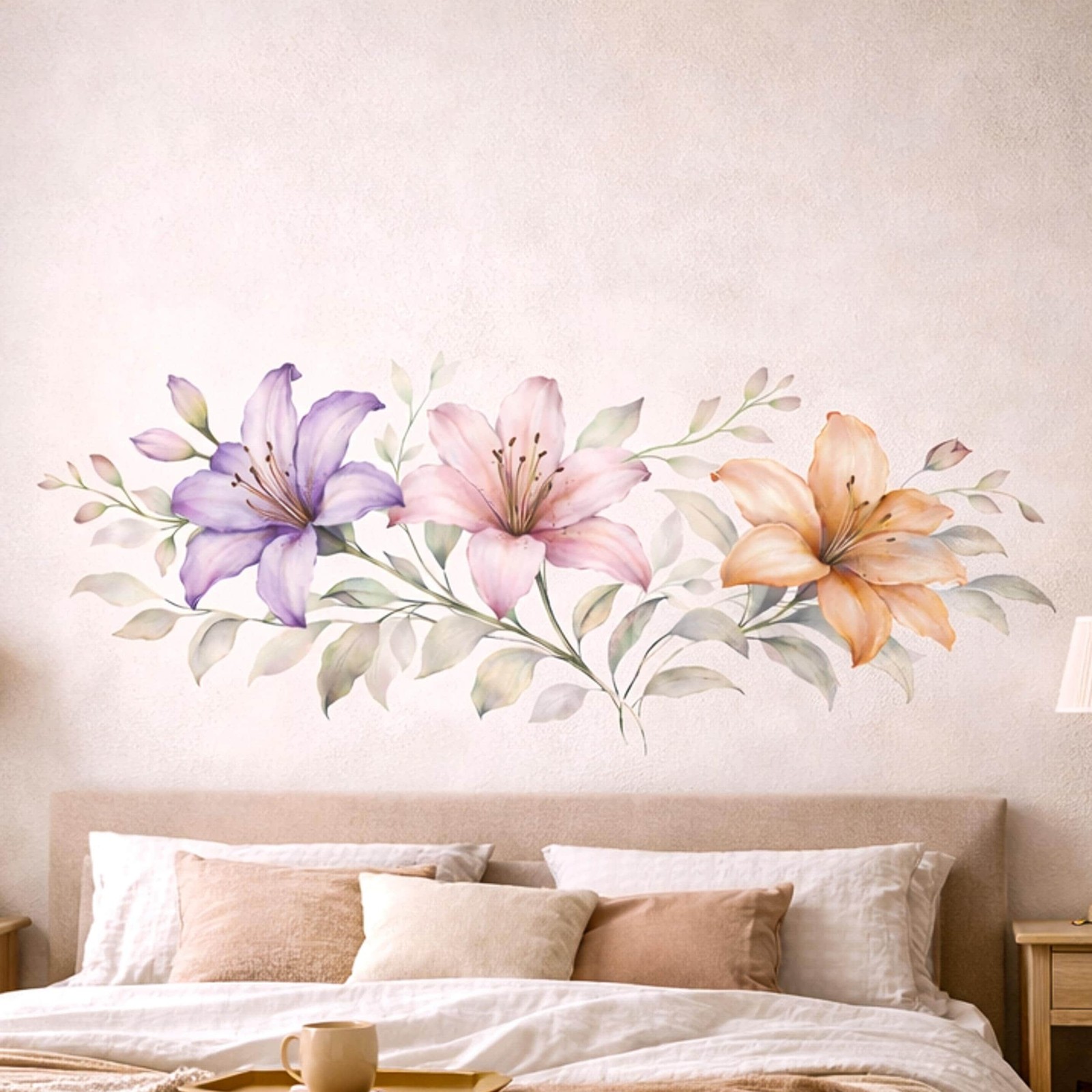 Lily Flower Decal | Watercolor Bouquet