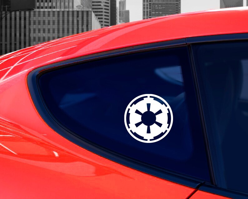 Star Wars Sticker Vinyl Decal Galactic Empire Die Cut Car Window Wall Decal