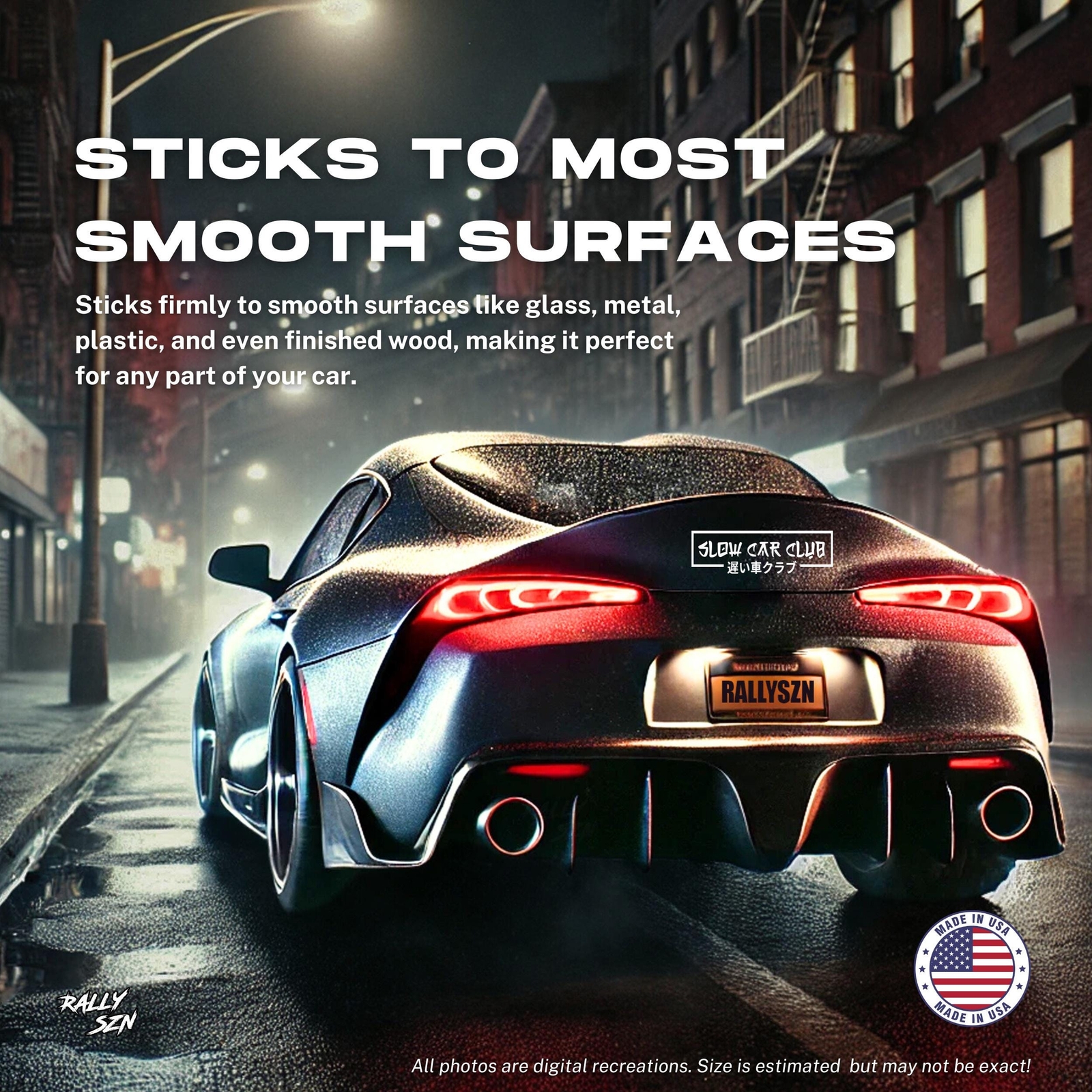 Slow Car Club – JDM Car Vinyl Decal Bumper Sticker for Car