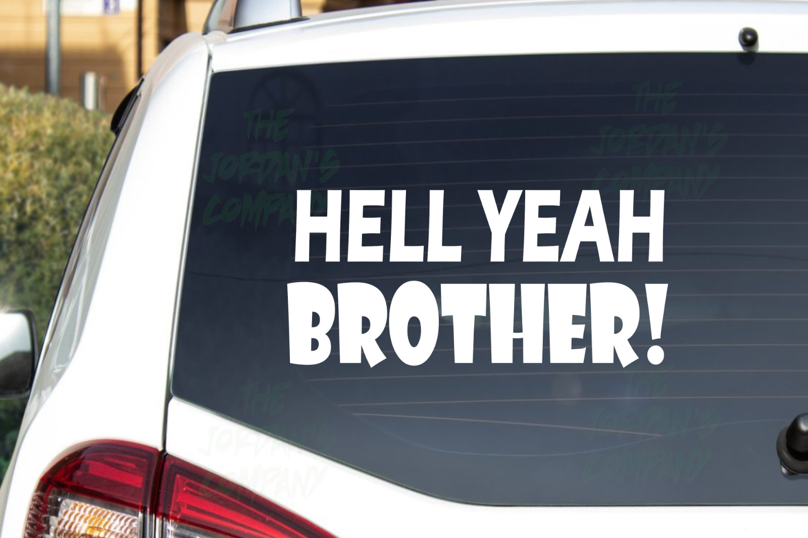 HELL YEAH BROTHER Cleetus McFarland -CNC Decal Vinyl -Pic from multi colors!