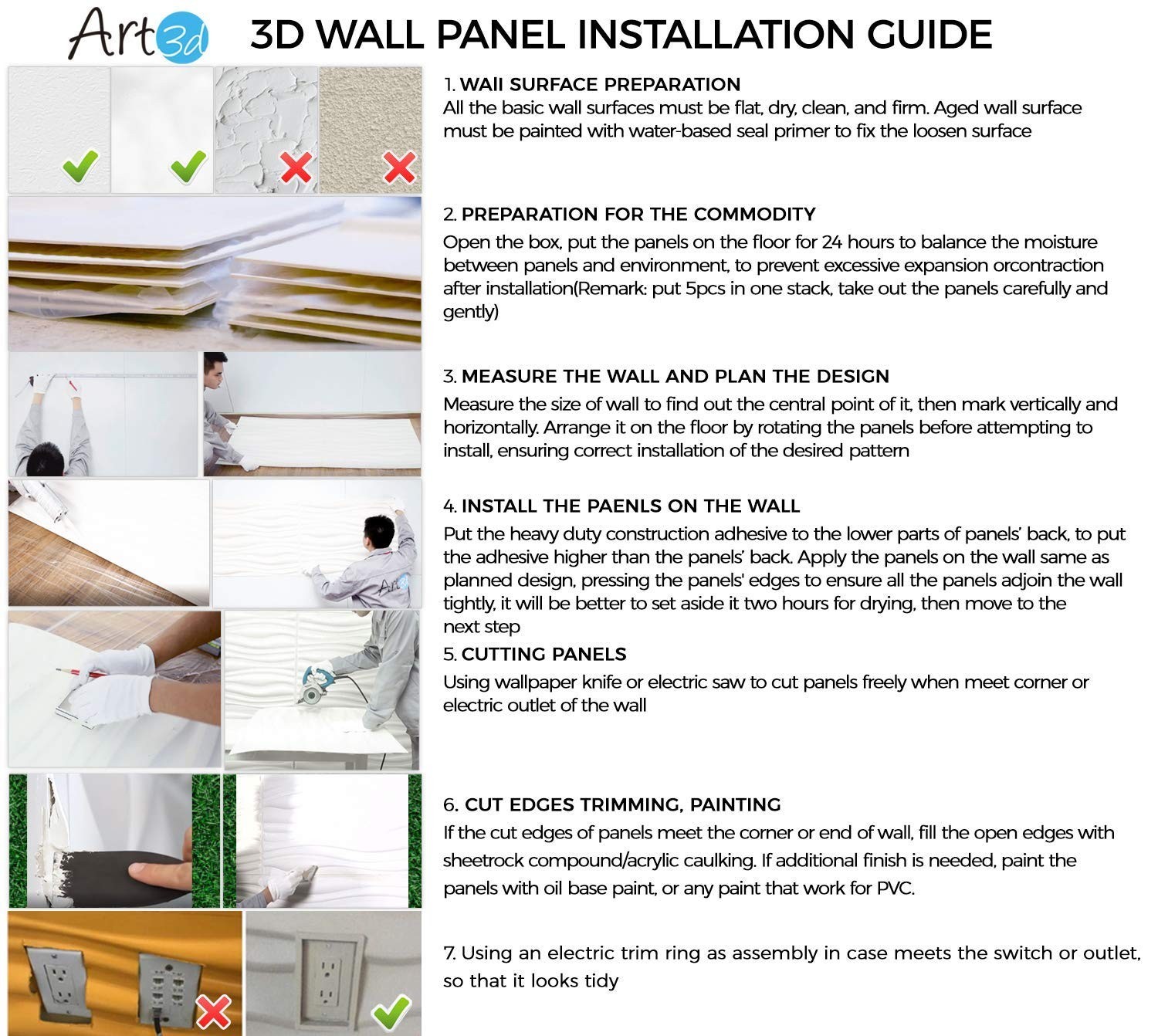 Pack of 12 Elegant 3D Pyramid PVC Wall Panels in Snow White – 19.7"x19.7"