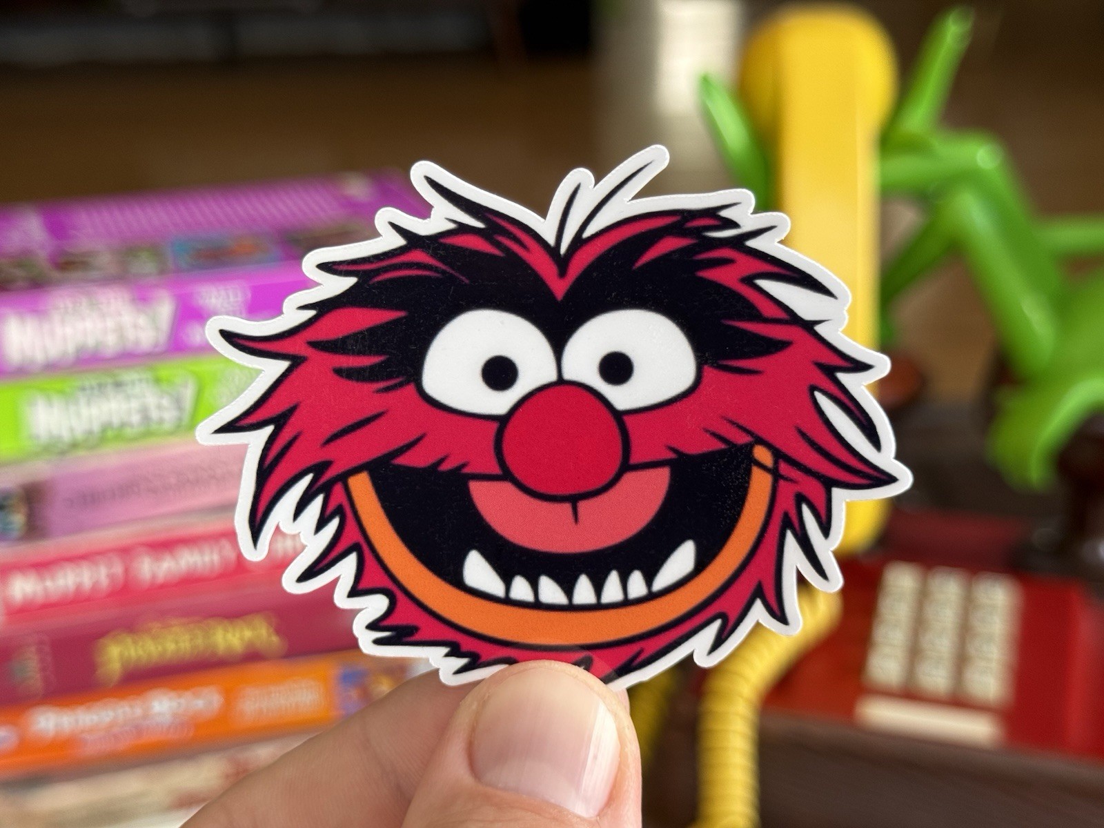 The Muppets Animal Emotional Support Animal Vinyl Sticker Decal 2 Pack Hand Made